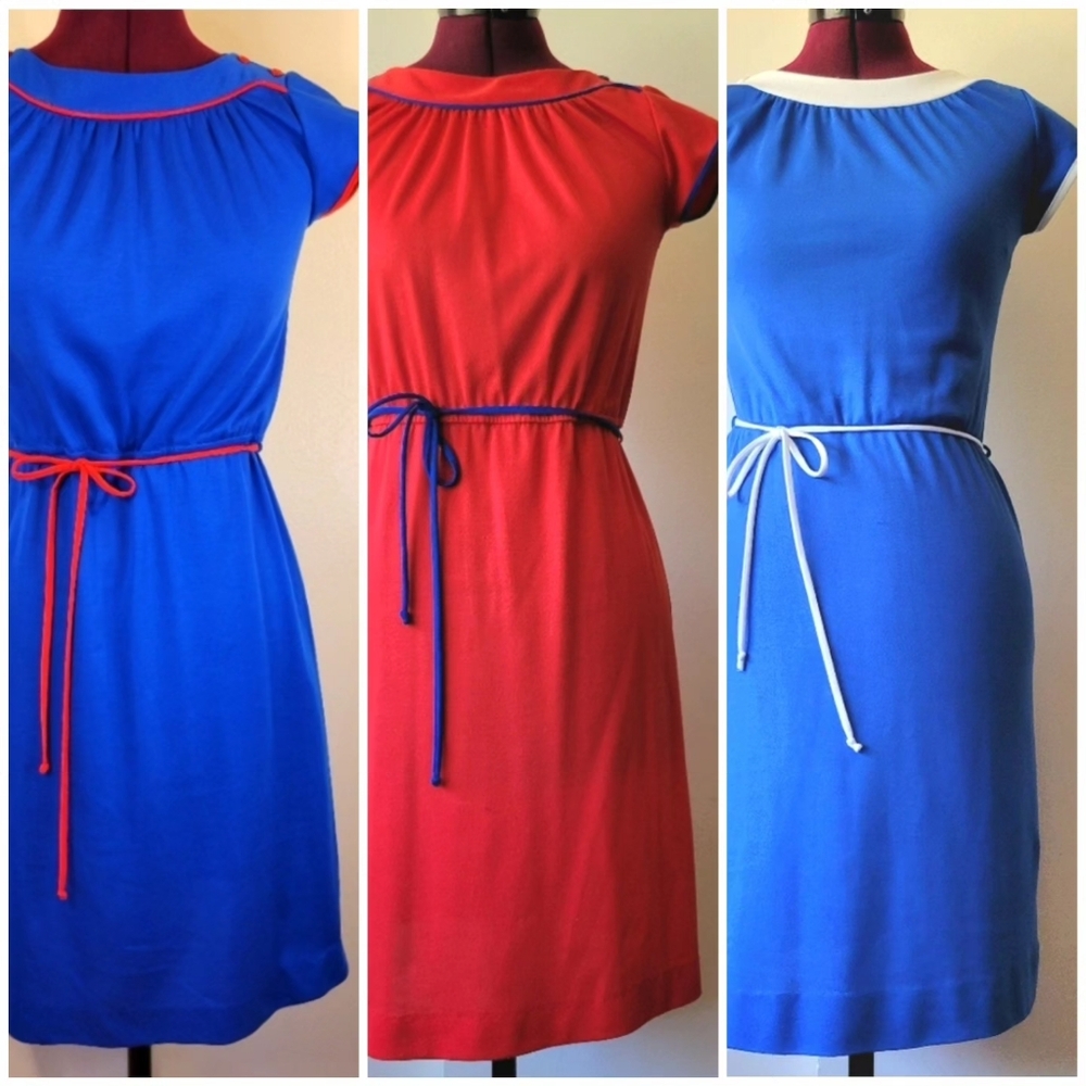 80s vintage Timely Trends skater dress lot